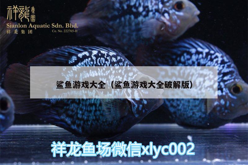 鯊魚游戲大全（鯊魚游戲大全破解版）