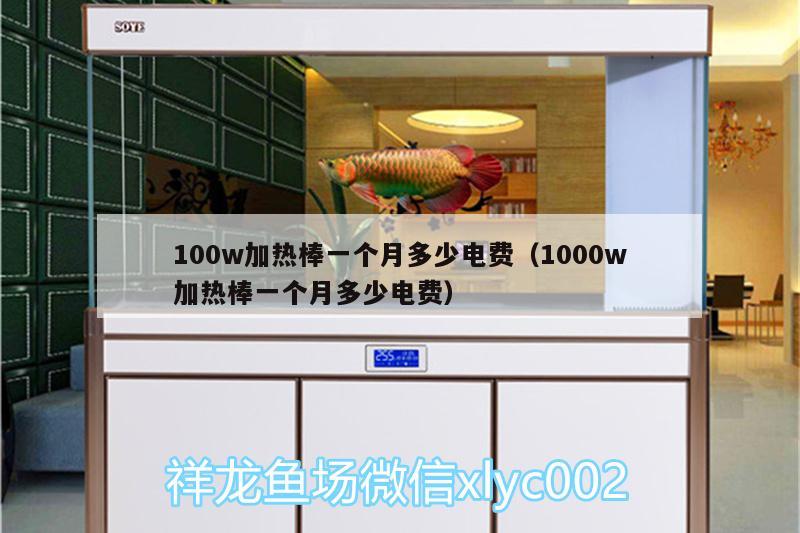 100w加熱棒一個(gè)月多少電費(fèi)（1000w加熱棒一個(gè)月多少電費(fèi)）