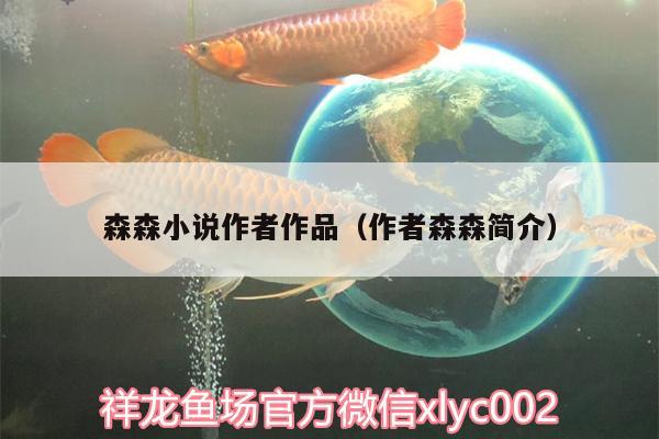 森森小說作者作品（作者森森簡介） 羅漢魚批發(fā) 第1張