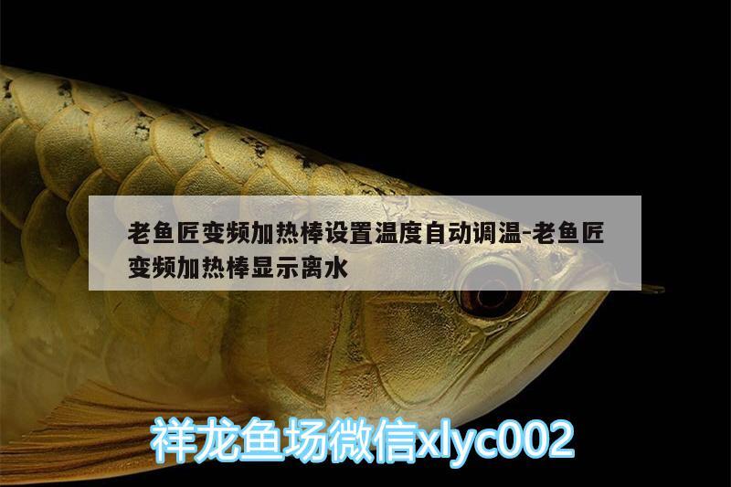 老魚匠變頻加熱棒設置溫度自動調(diào)溫:老魚匠變頻加熱棒顯示離水