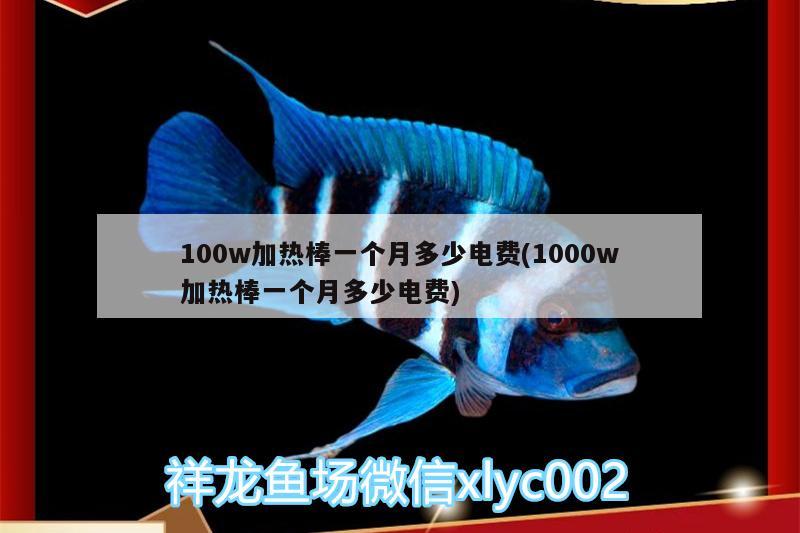 100w加熱棒一個月多少電費(1000w加熱棒一個月多少電費) 除藻劑 第2張