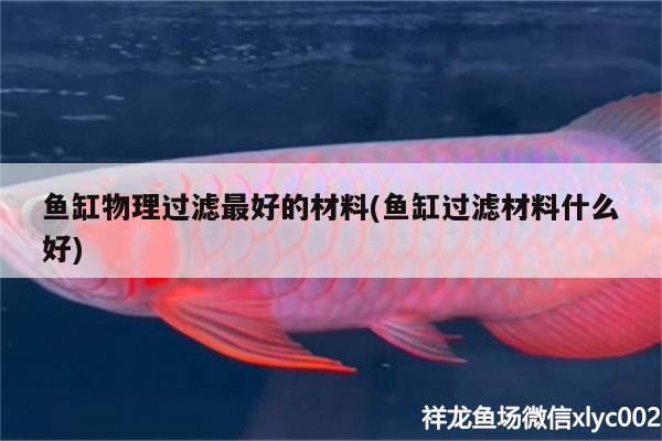 魚缸物理過濾最好的材料(魚缸過濾材料什么好) 虎魚百科