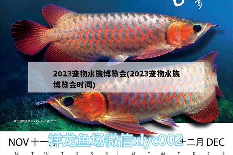 2023寵物水族博覽會(2023寵物水族博覽會時(shí)間)