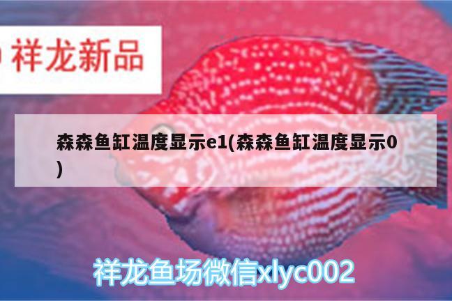 森森魚缸溫度顯示e1(森森魚缸溫度顯示0) 魚缸百科