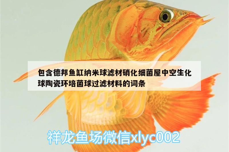 包含德邦魚缸納米球濾材硝化細菌屋中空生化球陶瓷環(huán)培菌球過濾材料的詞條 硝化細菌