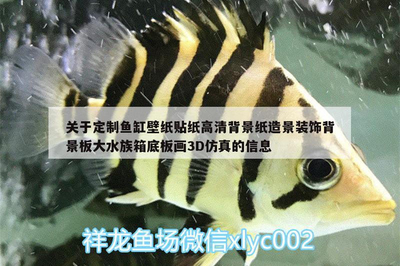 關(guān)于定制魚缸壁紙貼紙高清背景紙造景裝飾背景板大水族箱底板畫3D仿真的信息 魚缸/水族箱