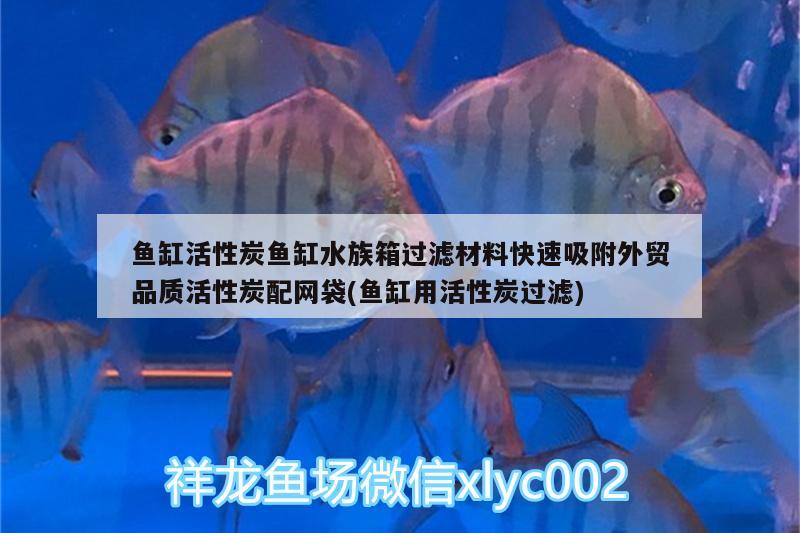 魚缸活性炭魚缸水族箱過濾材料快速吸附外貿(mào)品質(zhì)活性炭配網(wǎng)袋(魚缸用活性炭過濾) 魚缸/水族箱