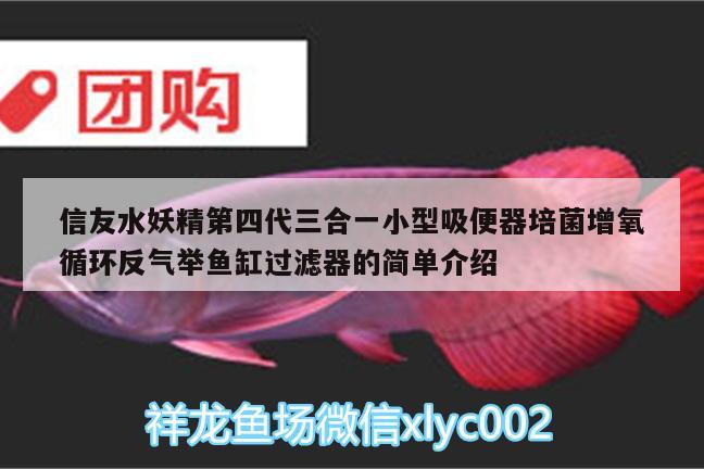 信友水妖精第四代三合一小型吸便器培菌增氧循環(huán)反氣舉魚缸過濾器的簡單介紹 廣州水族器材濾材批發(fā)市場