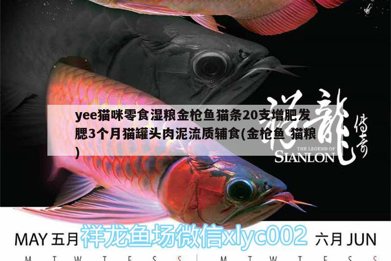 yee貓咪零食濕糧金槍魚貓條20支增肥發(fā)腮3個月貓罐頭肉泥流質輔食(金槍魚貓糧)