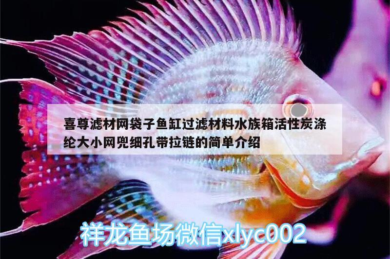 喜尊濾材網(wǎng)袋子魚缸過濾材料水族箱活性炭滌綸大小網(wǎng)兜細孔帶拉鏈的簡單介紹 魚缸/水族箱