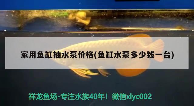 家用魚缸抽水泵價格(魚缸水泵多少錢一臺) 魚缸水泵