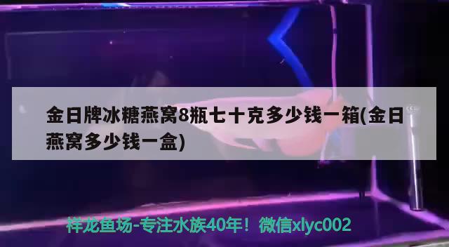 金日牌冰糖燕窩8瓶七十克多少錢一箱(金日燕窩多少錢一盒)