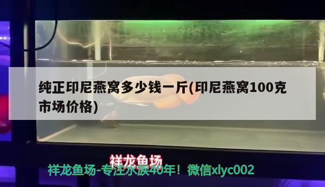 純正印尼燕窩多少錢一斤(印尼燕窩100克市場價格) 馬來西亞燕窩