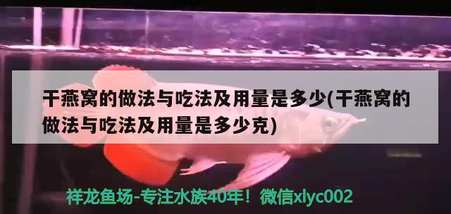 干燕窩的做法與吃法及用量是多少(干燕窩的做法與吃法及用量是多少克)