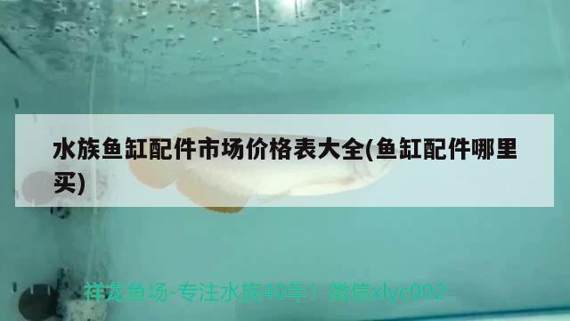 水族魚缸配件市場價格表大全(魚缸配件哪里買) 水族品牌