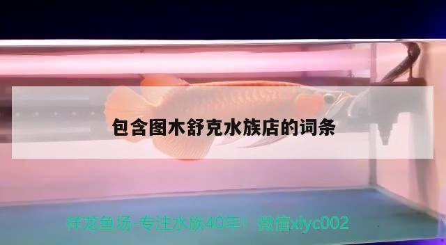 包含圖木舒克水族店的詞條 ?；?異型虎魚/純色虎魚