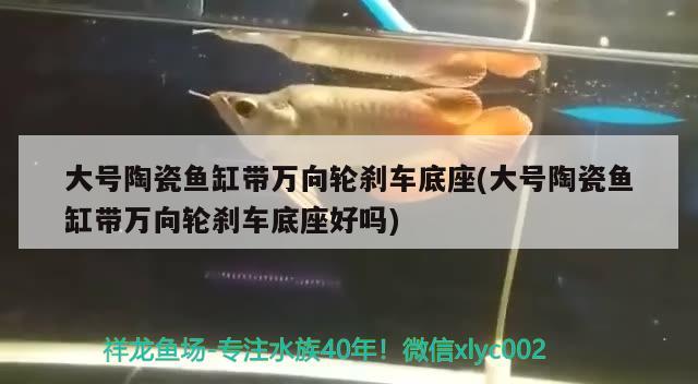 大號陶瓷魚缸帶萬向輪剎車底座(大號陶瓷魚缸帶萬向輪剎車底座好嗎) 九鼎魚缸