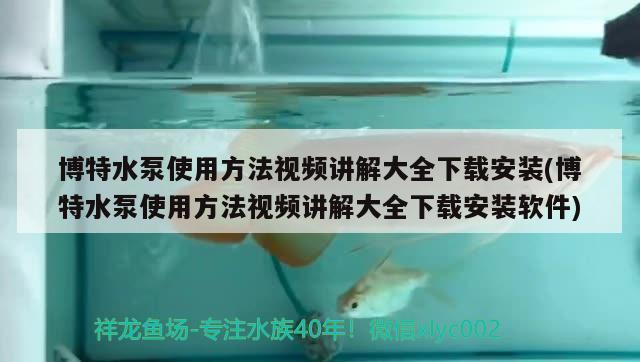 博特水泵使用方法視頻講解大全下載安裝(博特水泵使用方法視頻講解大全下載安裝軟件) 博特水族