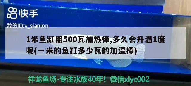 1米魚缸用500瓦加熱棒,多久會(huì)升溫1度呢(一米的魚缸多少瓦的加溫棒)