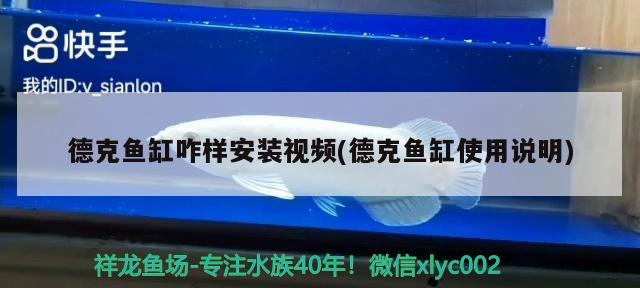 德克魚缸咋樣安裝視頻(德克魚缸使用說明)