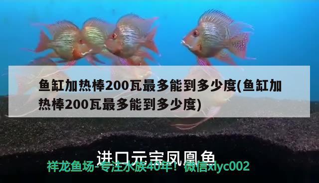 魚缸加熱棒200瓦最多能到多少度(魚缸加熱棒200瓦最多能到多少度)