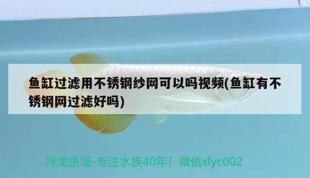 魚缸過濾用不銹鋼紗網可以嗎視頻(魚缸有不銹鋼網過濾好嗎) 水族維護服務（上門）