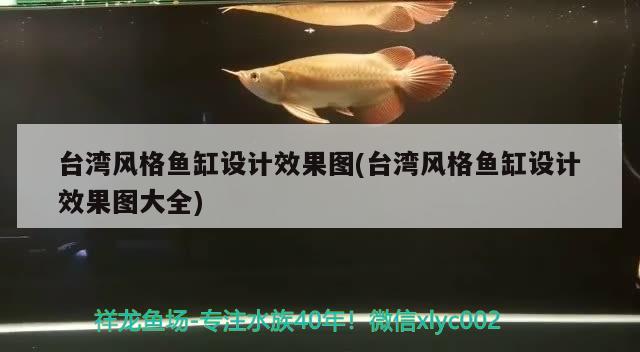 臺灣風格魚缸設計效果圖(臺灣風格魚缸設計效果圖大全) 古典過背金龍魚