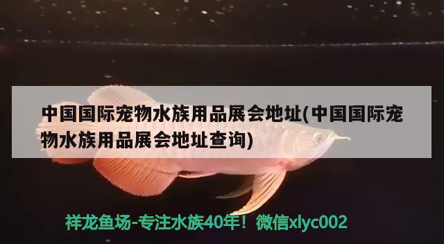 中國國際寵物水族用品展會地址(中國國際寵物水族用品展會地址查詢)