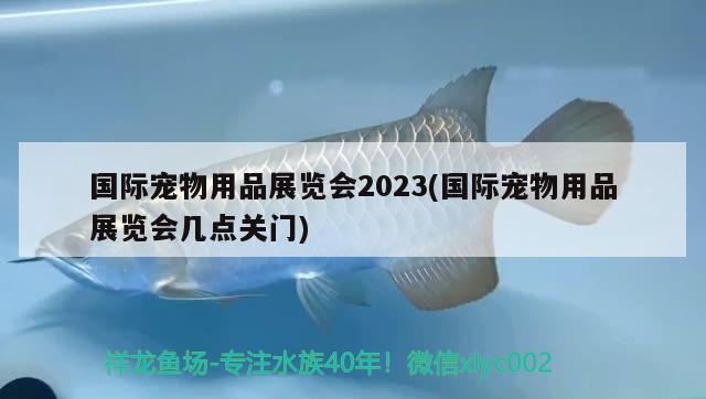 國(guó)際寵物用品展覽會(huì)2023(國(guó)際寵物用品展覽會(huì)幾點(diǎn)關(guān)門(mén))