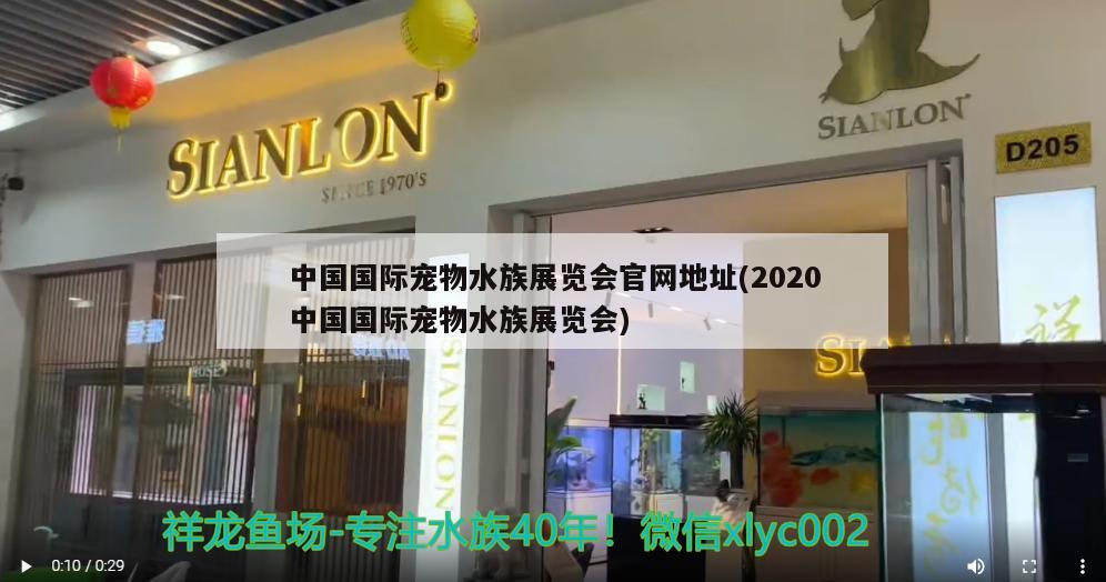 中國(guó)國(guó)際寵物水族展覽會(huì)官網(wǎng)地址(2020中國(guó)國(guó)際寵物水族展覽會(huì)) 水族展會(huì)