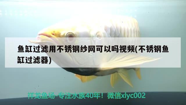 魚(yú)缸過(guò)濾用不銹鋼紗網(wǎng)可以嗎視頻(不銹鋼魚(yú)缸過(guò)濾器)