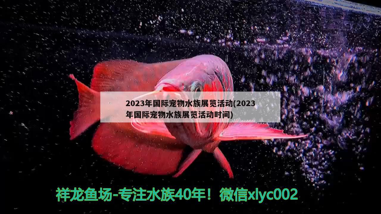 2023年國際寵物水族展覽活動(dòng)(2023年國際寵物水族展覽活動(dòng)時(shí)間) 水族展會(huì)