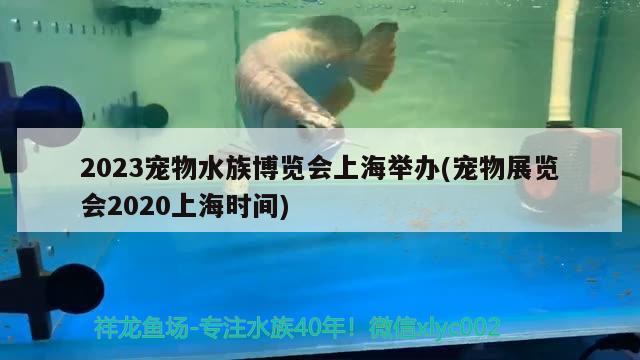 2023寵物水族博覽會上海舉辦(寵物展覽會2020上海時間)