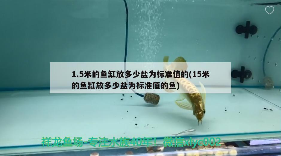 1.5米的魚(yú)缸放多少鹽為標(biāo)準(zhǔn)值的(15米的魚(yú)缸放多少鹽為標(biāo)準(zhǔn)值的魚(yú))