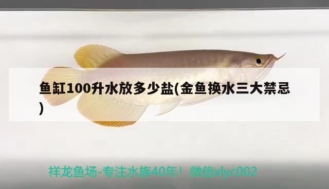 魚缸100升水放多少鹽(金魚換水三大禁忌) 觀賞魚