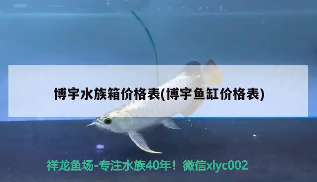 博宇水族箱價格表(博宇魚缸價格表) 魚缸/水族箱