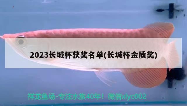 2023長(zhǎng)城杯獲獎(jiǎng)名單(長(zhǎng)城杯金質(zhì)獎(jiǎng))