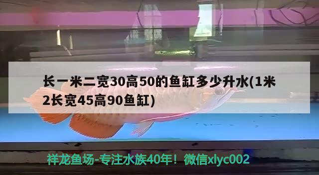 長一米二寬30高50的魚缸多少升水(1米2長寬45高90魚缸) 玫瑰銀版魚