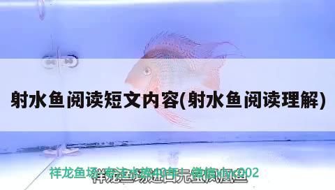 射水魚閱讀短文內(nèi)容(射水魚閱讀理解)