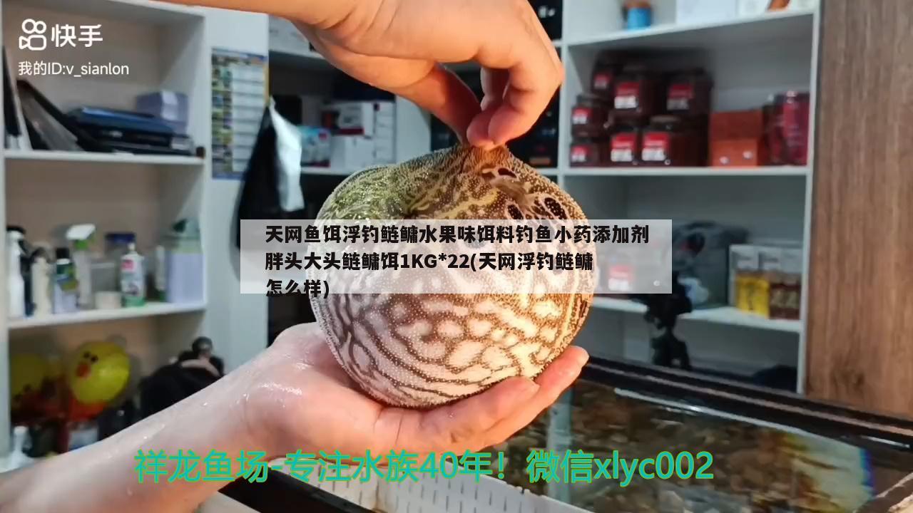 天網(wǎng)魚餌浮釣鰱鳙水果味餌料釣魚小藥添加劑胖頭大頭鰱鳙餌1KG*22(天網(wǎng)浮釣鰱鳙怎么樣) 垂釣樂園