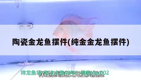 陶瓷金龍魚擺件(純金金龍魚擺件) 魚缸定做