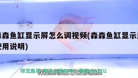 森森魚缸顯示屏怎么調(diào)視頻(森森魚缸顯示屏使用說明)