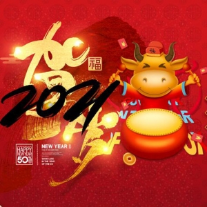 恭賀新春，祝福2021